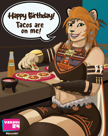 Birthday tacos!